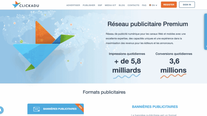 Une Régie publicitaire avec haut CPC CPM