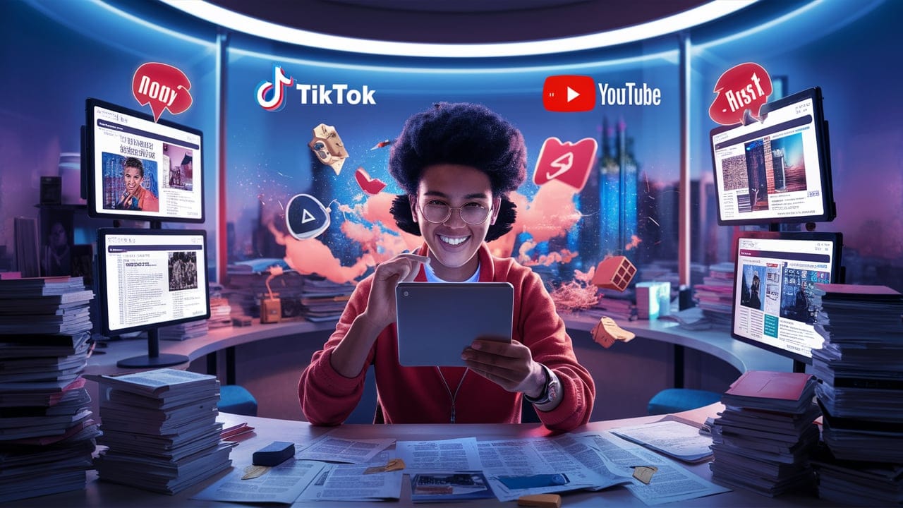 Gagnez de l'argent film et tiktok et youube