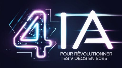 4 IA pour Révolutionner tes Vidéos en 2025 !
