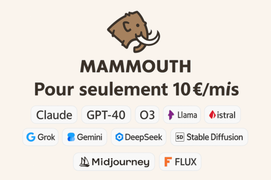 Mammoth : L'abonnement IA qui vous fait économiser une blinde !