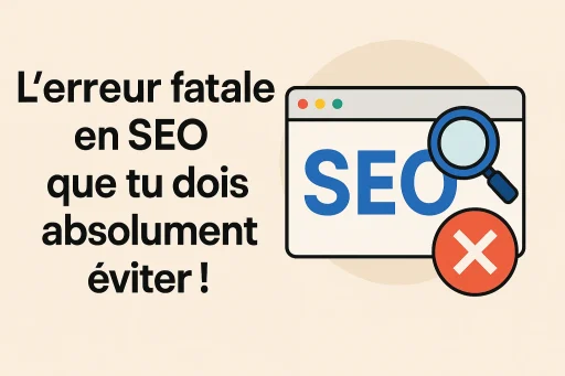 L'erreur fatale en SEO que tu dois absolument éviter !