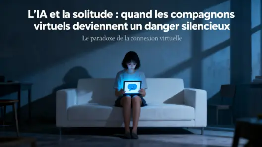 L’IA et la solitude : quand les compagnons virtuels deviennent un danger silencieux